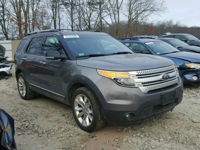 1FM5K8D81DGC47373 - 2013 FORD EXPLORER X GRAY photo 1