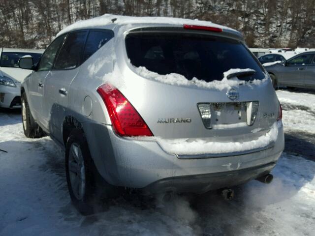 JN8AZ08W67W613559 - 2007 NISSAN MURANO SL GREEN photo 3