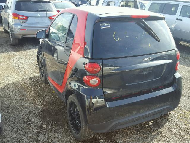 WMEEJ3BA2DK616921 - 2013 SMART FORTWO PUR RED photo 3