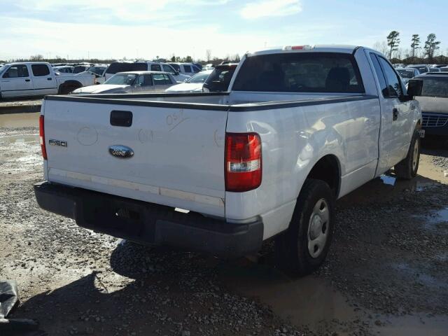 1FTRF12247NA64808 - 2007 FORD F150 WHITE photo 4