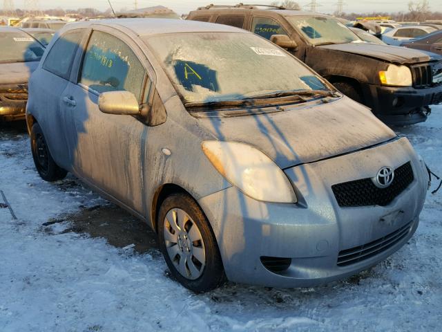 JTDJT923275106034 - 2007 TOYOTA YARIS GRAY photo 1