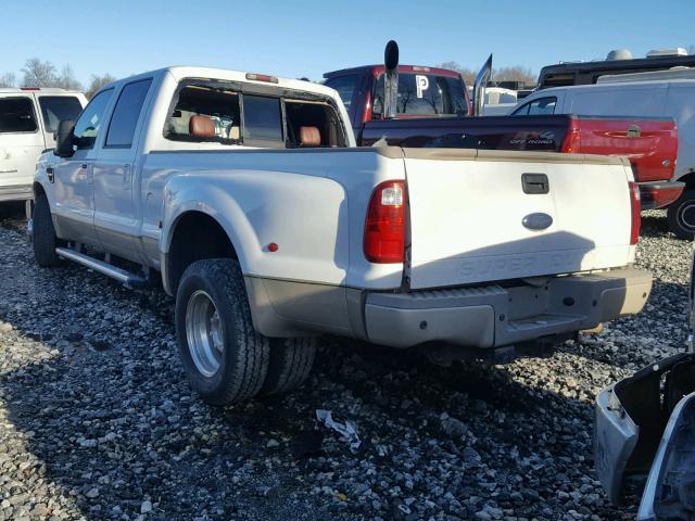 1FTWW32RX8EC61382 - 2008 FORD F350 SUPER WHITE photo 3