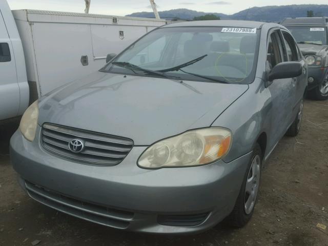 1NXBR32E73Z100551 - 2003 TOYOTA COROLLA CE GRAY photo 2