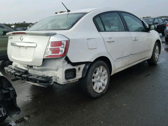 3N1AB6AP5BL617416 - 2011 NISSAN SENTRA 2.0 WHITE photo 4