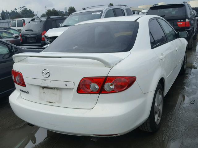 1YVFP80C235M45517 - 2003 MAZDA 6 I WHITE photo 4