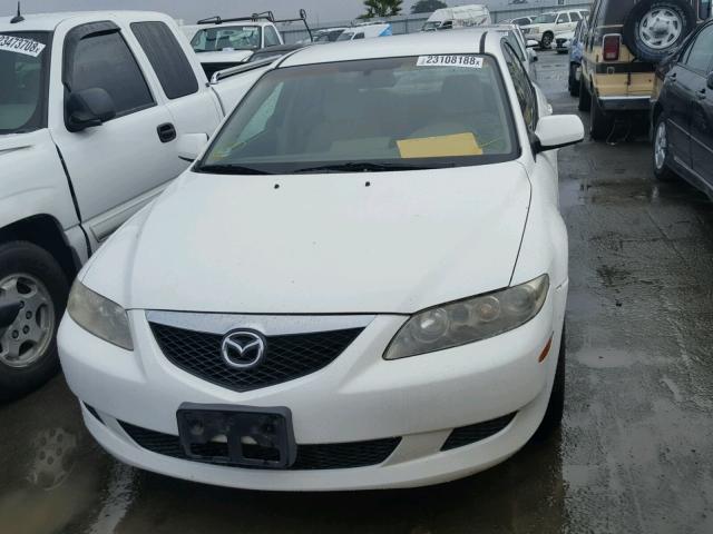 1YVFP80C235M45517 - 2003 MAZDA 6 I WHITE photo 9