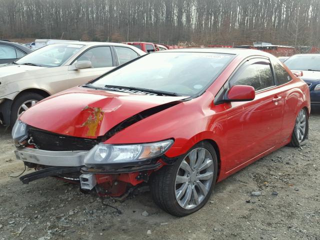 2HGFG2A54BH700616 - 2011 HONDA CIVIC SI RED photo 2