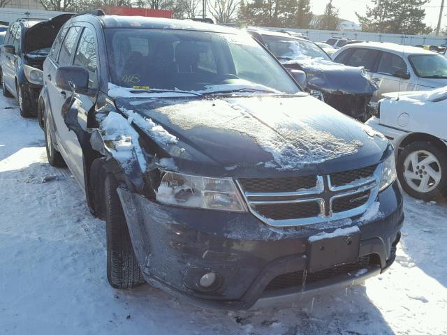 3C4PDCBGXET112779 - 2014 DODGE JOURNEY SX BLUE photo 1