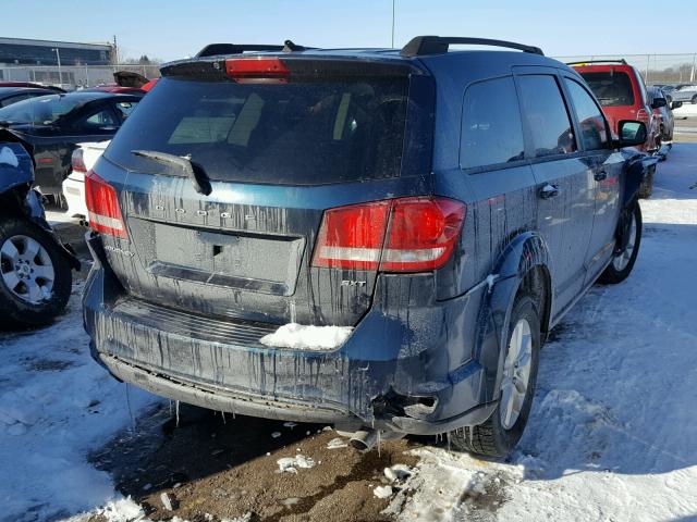 3C4PDCBGXET112779 - 2014 DODGE JOURNEY SX BLUE photo 4