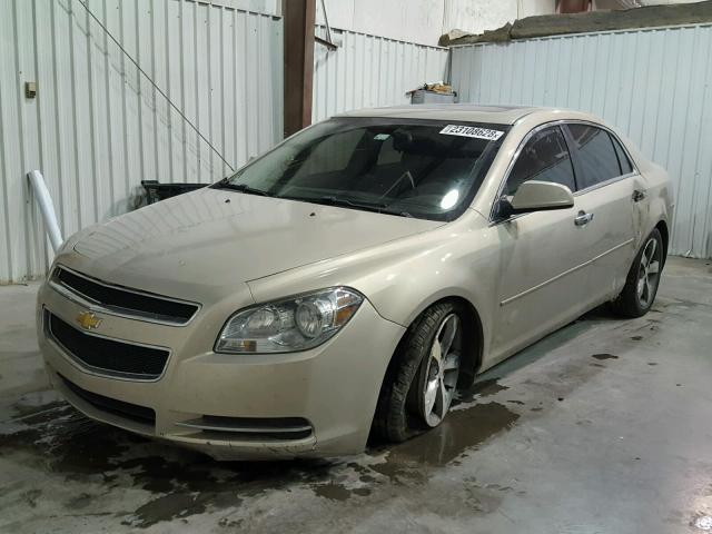 1G1ZC5E08CF169200 - 2012 CHEVROLET MALIBU 1LT TAN photo 2