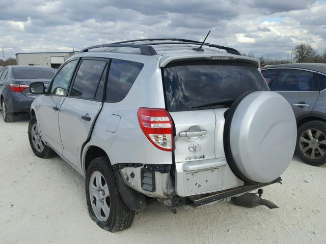 2T3BF4DV2CW198245 - 2012 TOYOTA RAV4 SILVER photo 3