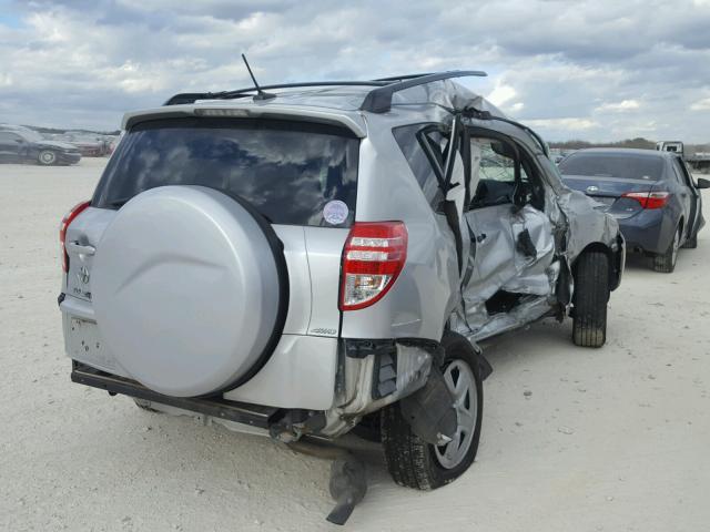 2T3BF4DV2CW198245 - 2012 TOYOTA RAV4 SILVER photo 4