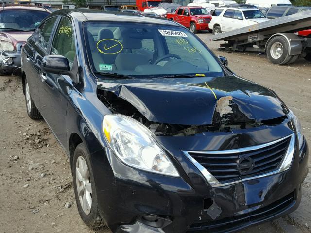 3N1CN7AP5DL860863 - 2013 NISSAN VERSA S BLACK photo 1