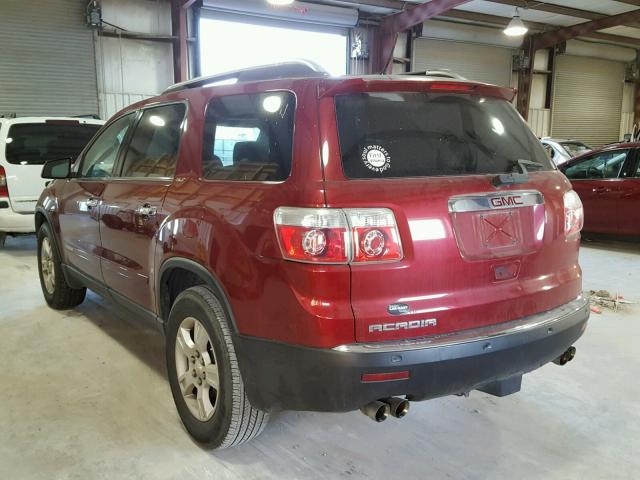 1GKER33798J143951 - 2008 GMC ACADIA SLT RED photo 3