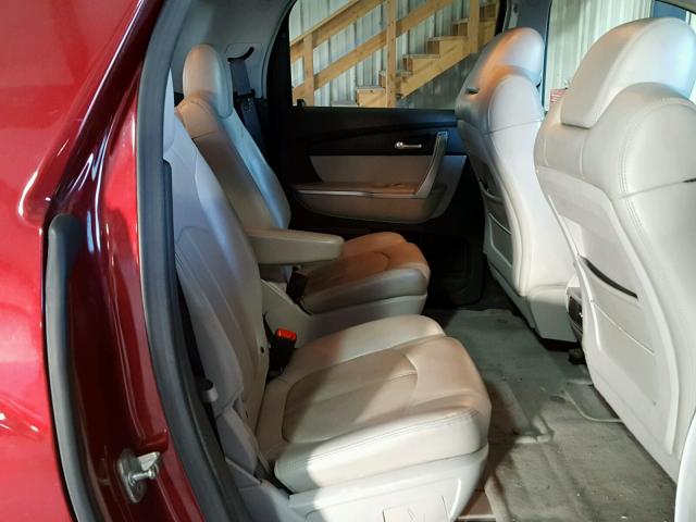 1GKER33798J143951 - 2008 GMC ACADIA SLT RED photo 6