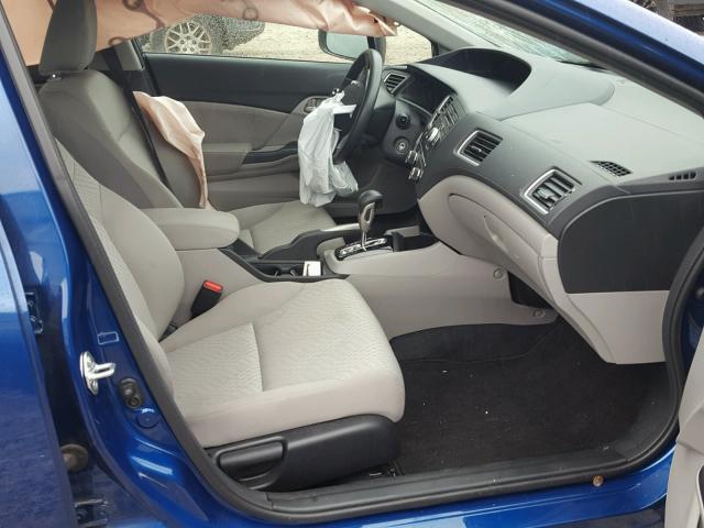 19XFB2F50FE280831 - 2015 HONDA CIVIC LX BLUE photo 5