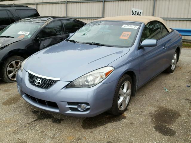 4T1FA38P17U132922 - 2007 TOYOTA CAMRY SOLA BLUE photo 2