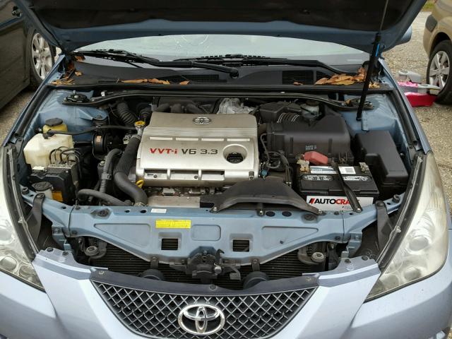 4T1FA38P17U132922 - 2007 TOYOTA CAMRY SOLA BLUE photo 7