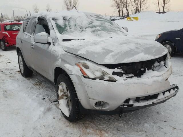 JN8AZ08W46W517864 - 2006 NISSAN MURANO SL SILVER photo 1