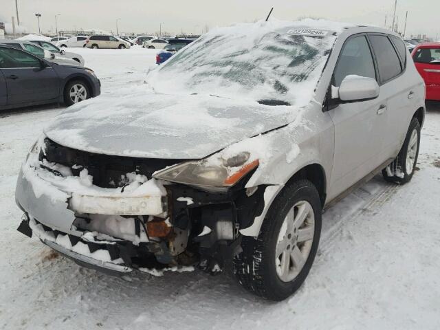 JN8AZ08W46W517864 - 2006 NISSAN MURANO SL SILVER photo 2