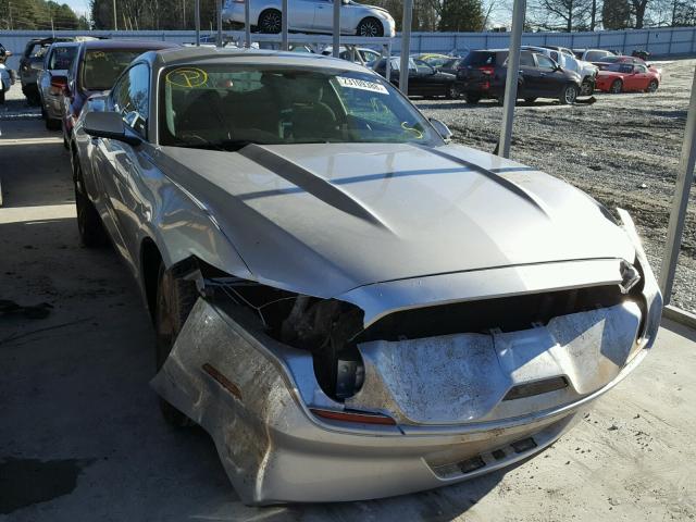 1FA6P8AM1G5296106 - 2016 FORD MUSTANG SILVER photo 1