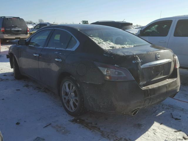 1N4AA5AP2EC907113 - 2014 NISSAN MAXIMA S BLACK photo 3