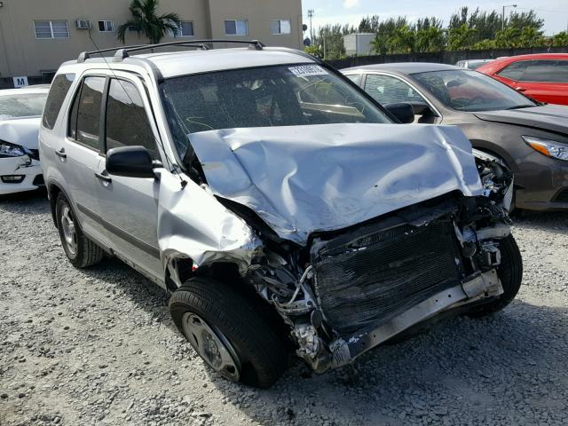 SHSRD68422U000181 - 2002 HONDA CR-V LX SILVER photo 1