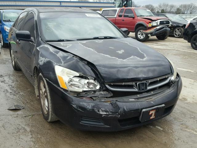 1HGCM56356A033130 - 2006 HONDA ACCORD SE BLACK photo 1