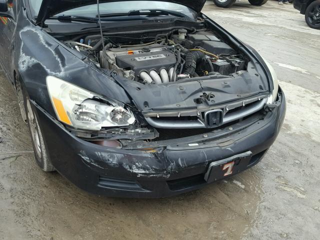 1HGCM56356A033130 - 2006 HONDA ACCORD SE BLACK photo 9