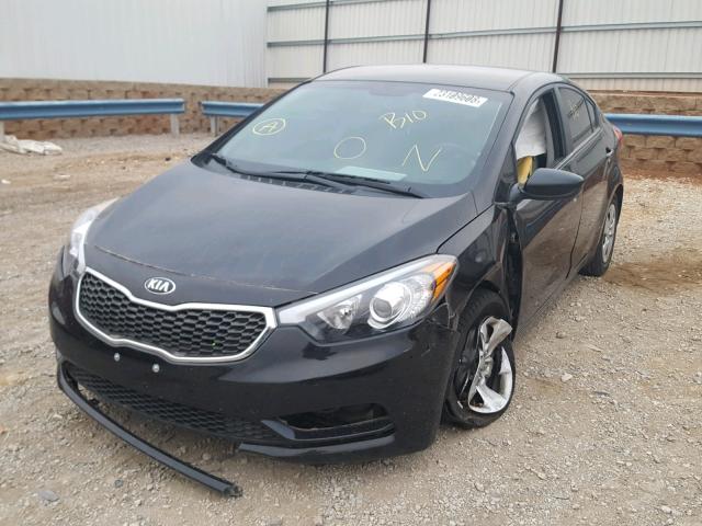 KNAFK4A65F5412423 - 2015 KIA FORTE LX BLACK photo 2