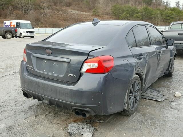 JF1VA1A68F9819862 - 2015 SUBARU WRX GRAY photo 4