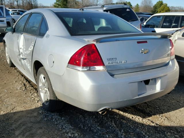 2G1WC57M991317521 - 2009 CHEVROLET IMPALA 2LT SILVER photo 3