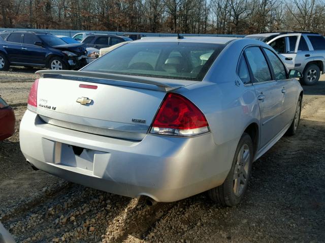 2G1WC57M991317521 - 2009 CHEVROLET IMPALA 2LT SILVER photo 4