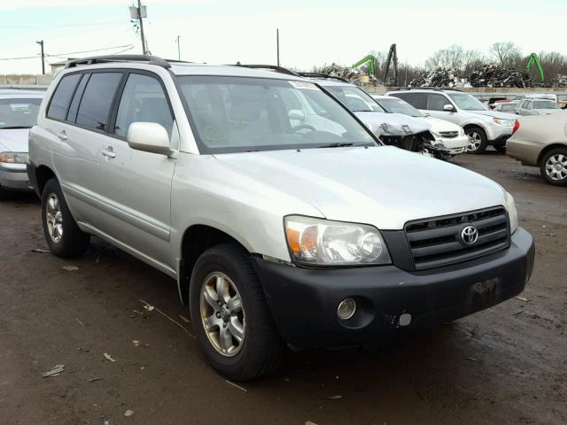 JTEEP21A340003805 - 2004 TOYOTA HIGHLANDER SILVER photo 1