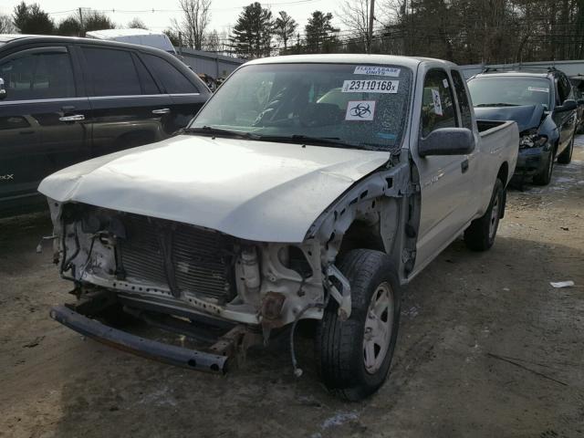 5TEVL52N23Z160517 - 2003 TOYOTA TACOMA XTR SILVER photo 2