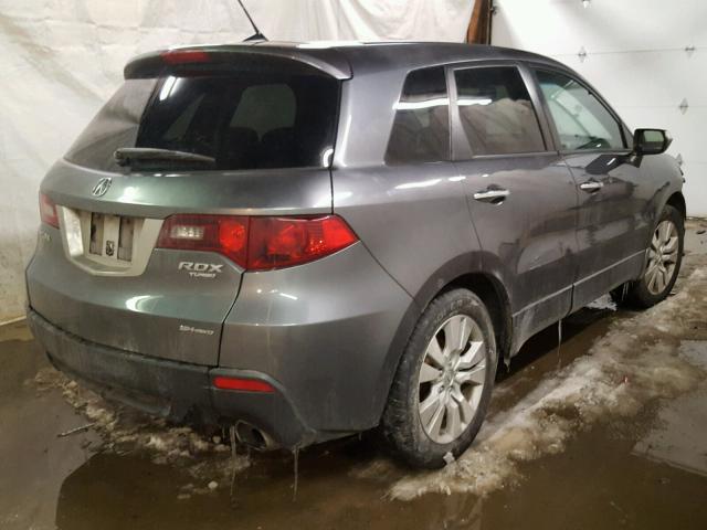 5J8TB1H20AA001066 - 2010 ACURA RDX GRAY photo 4