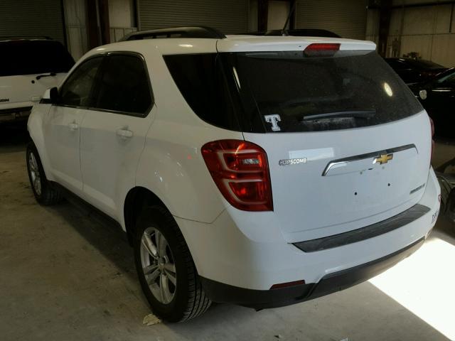 2GNALCEK6G6266946 - 2016 CHEVROLET EQUINOX LT WHITE photo 3