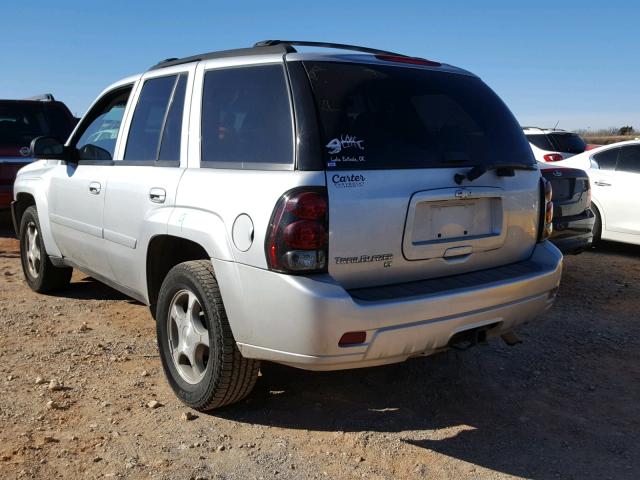 1GNDT33S692103391 - 2009 CHEVROLET TRAILBLAZE SILVER photo 3