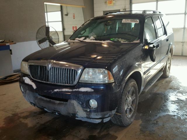5LMEU88H44ZJ31977 - 2004 LINCOLN AVIATOR 蓝色 照片 2