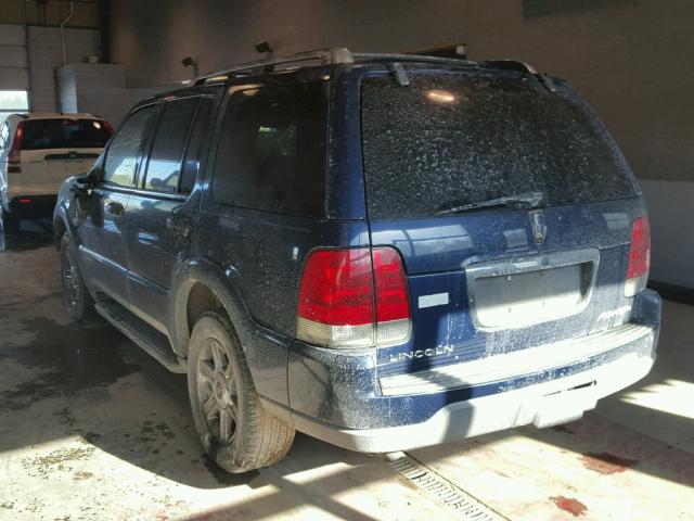 5LMEU88H44ZJ31977 - 2004 LINCOLN AVIATOR 蓝色 照片 3