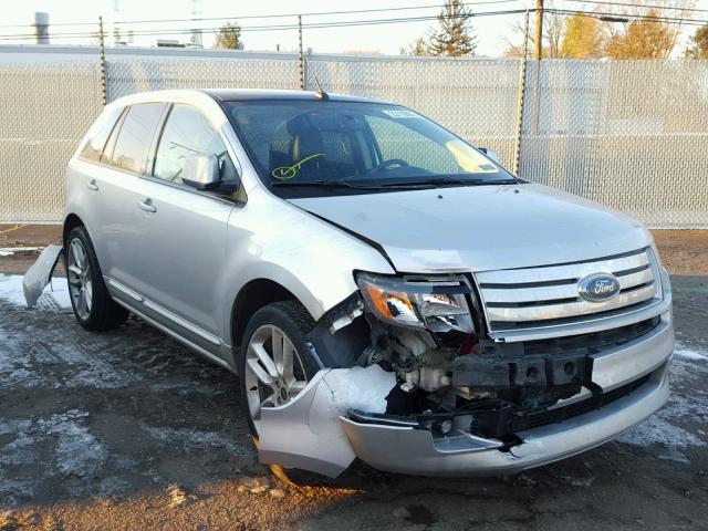 2FMDK4AC8ABA55951 - 2010 FORD EDGE SPORT SILVER photo 1