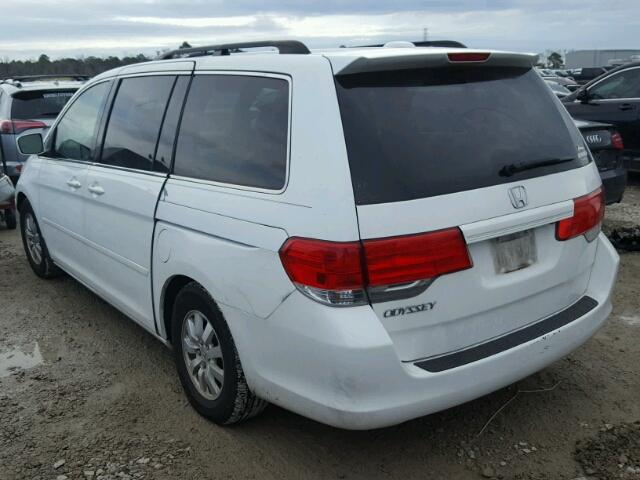 5FNRL38729B036546 - 2009 HONDA ODYSSEY EX WHITE photo 3