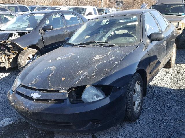 1G1JF52F447158946 - 2004 CHEVROLET CAVALIER L BLACK photo 2