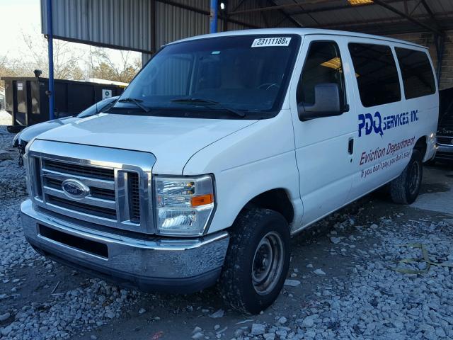 1FBNE3BL4ADA57879 - 2010 FORD ECONOLINE WHITE photo 2