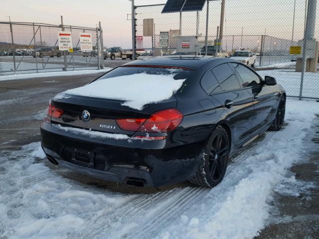 WBA6B2C55ED129470 - 2014 BMW 650 I BLACK photo 4
