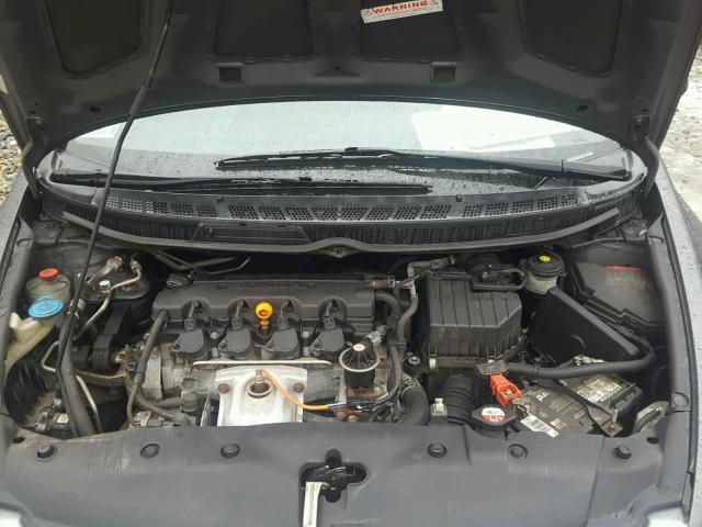 2HGFA1F63AH569058 - 2010 HONDA CIVIC GRAY photo 7