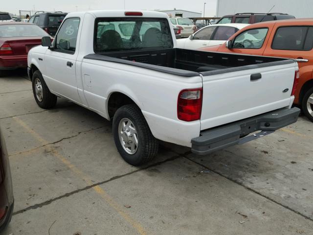 1FTYR10U32TA45503 - 2002 FORD RANGER WHITE photo 3