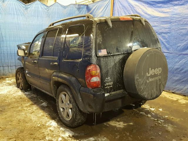 1J4GL58KX4W229632 - 2004 JEEP LIBERTY LI BLACK photo 3