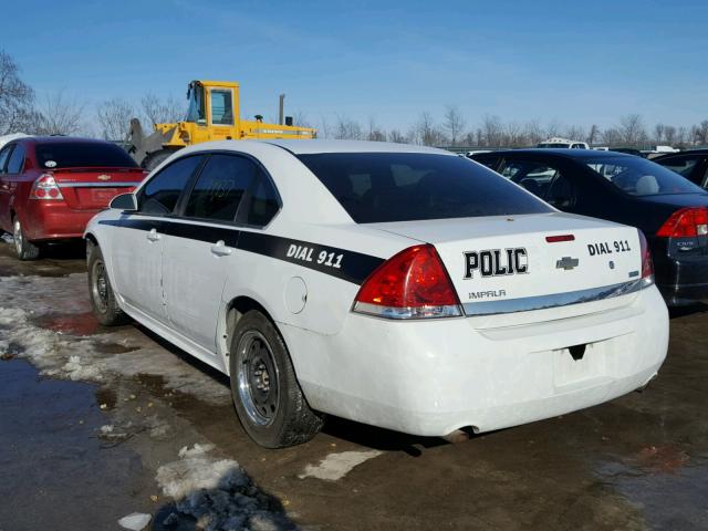 2G1WD5EM1B1147001 - 2011 CHEVROLET IMPALA POL WHITE photo 3