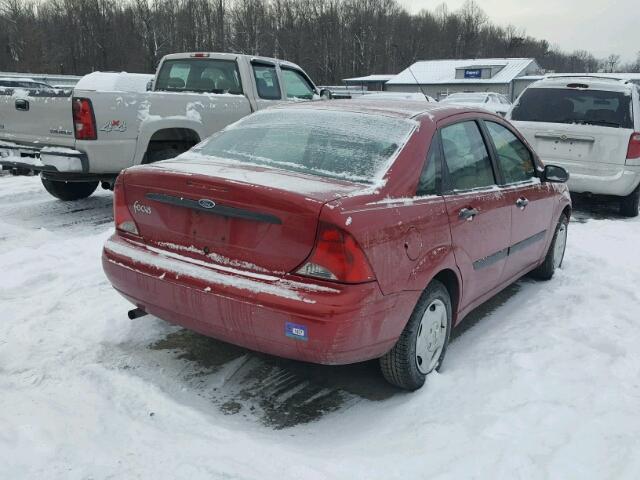 1FAFP33P23W300842 - 2003 FORD FOCUS LX RED photo 4